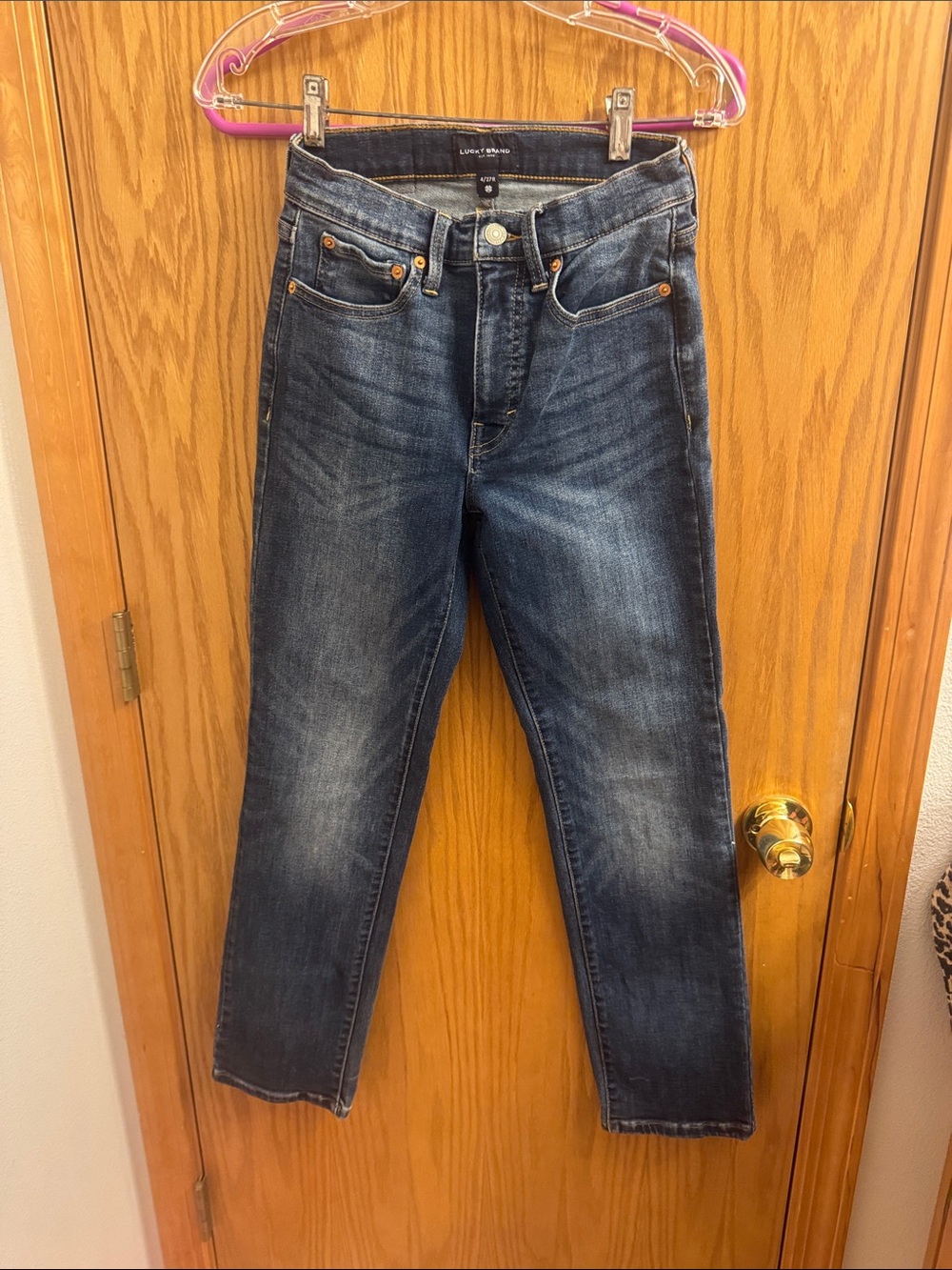 Levi's Women's Dark Wash Straight Leg Jeans